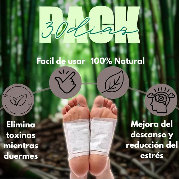 🌿 KINOKI Detox Patches – Limpia tu cuerpo mientras duermes